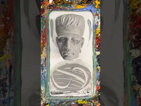 FRANKENSTONE (Color Match) #art #spooky