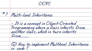 Multilevel Inheritance in Java with Example
