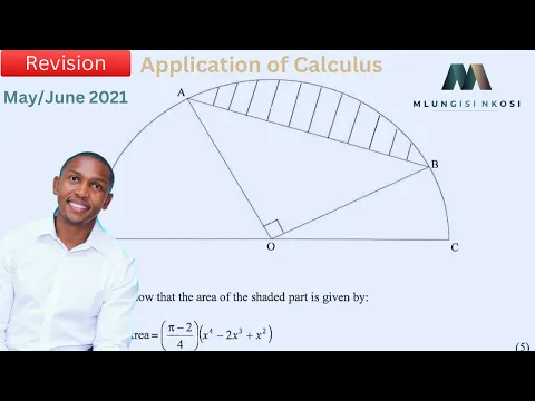 Download MP3 Application of Calculus | Mathematics | DBE May/June 2021 | Mlungisi Nkosi