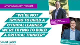 We re not trying to build cynical learners We re trying to build critical thinkers - Chris Reykdal