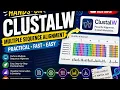 Learn to use the ClustalW tool under 10 MINs Bioinformatics Multiple Sequence Alignment