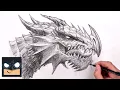 How To Draw a Dragon Beginner Pencil Sketch Tutorial Step-by-Step