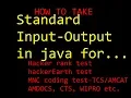 How to take command line input or standard input in JAVA JAVA CLASSMATE