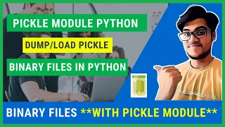 Pickle Module In Python Create Binary Files in Python Python Pickle Tutorial