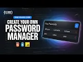Build Your Own Password Manager App Using HTML CSS JS