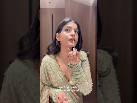 this mint green & gold saree 🤌🏻saree @mahimamahajanofficial