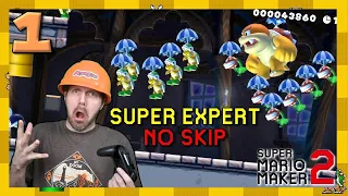 super mario maker 2 endless super expert no skip challenge 1
