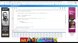 Generating Prime Numbers with a Java Program