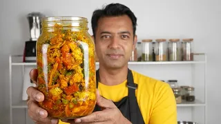 Indian Veg Pickle Masterclass 🔥 Grandma's Recipe Mixed Veg