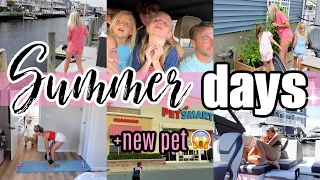 Summer Days I Never Want to End Mom of 4 Day in the Life New Pet