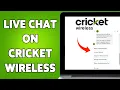 How To Live Chat On Cricket Wireless 2024 Customer Support Guide