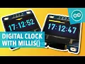 ARDUINO CLOCK WITH ANIMATION USING MILLIS and DELAY - Arduino project