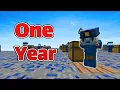 Collecting minions after a WHOLE YEAR Hypixel Skyblock