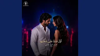 أَوَّلُ قُبْلَةٍ عَلَى شَفَتَيْهَا دندنها