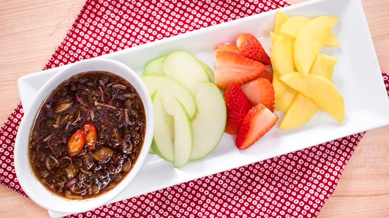 Sweet & Salty Fruit Dip (Nam Pla Waan)    Thai Recipes