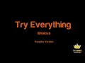 Shakira - Try Everything (Karaoke Version)