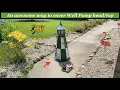 Install Lighthouse Well Pump cover with LED lighting - DIY