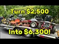 Flipping Facebook Lawn Mowers for 3 800 Profit Zero Turn Hustle