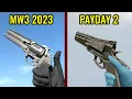 Call of Duty MW3 2023 vs Payday 2 - Weapons Comparison