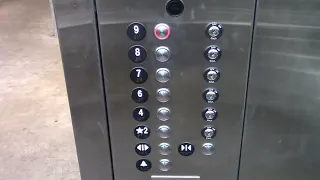 ThyssenKrupp Traction Glass Elevator UNC Craige Parking Garage in Chapel Hill NC