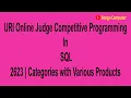 How to Solve URI Online Judge SQL Problem Categories with Various Products