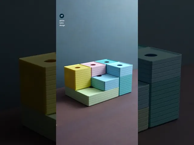 Modular, stackable boxes video thumbnail