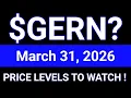 GERN Stock Analysis Geron Corporation March 31 2026