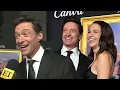 Hugh Jackman Reacts to Girlfriend Sutton Foster s Support After Making Red Carpet DEBUT