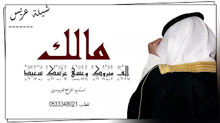 شيلة باسم مالك شيلة العريس مالك الف مبروك وعسى عرسك سعيد   دندنها