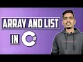 Arrays and Lists in C