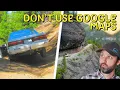 Never count on Google Maps to Explore