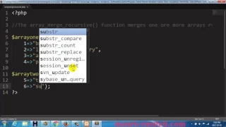 PHP array merge recursive Function
