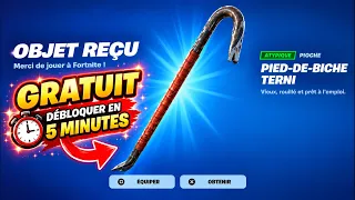 Comment obtenir la pioche « Pied-de-biche terni » GRATUITEMENT dès maintenant dans Fortnite !