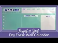 Weekly Dry Erase Wall Calendar Target 1 Spot - Aug 2019 PickledPlanner