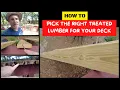 How to Pick the Right Treated Lumber for Your Deck
