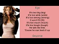 Ego by Beyonce