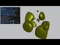 Realtime interactive 3D reaction diffusion simulation