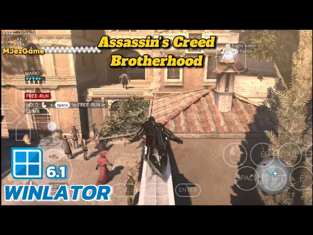 Winlator - Gameplay Assassin's Creed Brotherhood - Windows