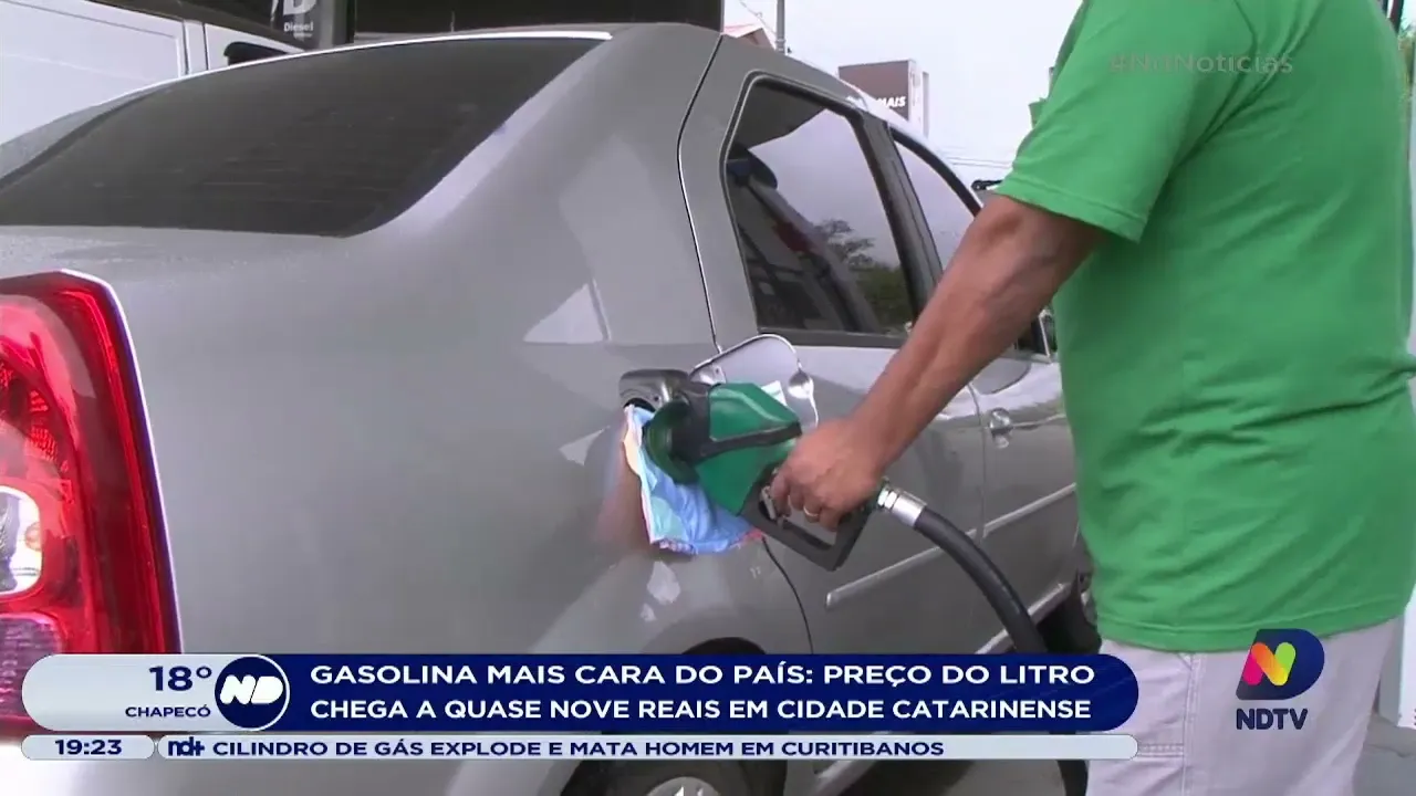 Gasolina mais cara do país: litro chega a quase nove reais