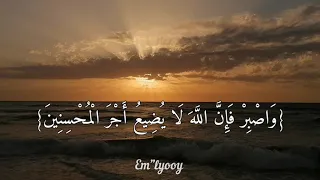 القارئ اسلام صبحي    واصبر فإن الله لا يضيع أجر المحسنين فلولا كان من القرون من قبلكم     سورة هود  دندنها