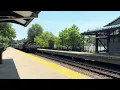 2025-07-30 MBTA Fitchburg Line train 414 departs South Acton