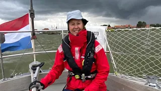 My First Sail on the New Boat: Sailing her Home Through Strong Winds – Ep. 2 [EN]