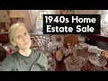 1940s Home Estate Sale unveils 75 years of collectibles Shop with me