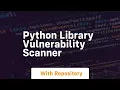 python library vulnerability scanner