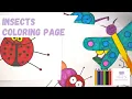 Free Insect Coloring Pages For Kids Free Printables in Description