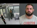 shows former Charleston County detention officer shove inmate into booking cell