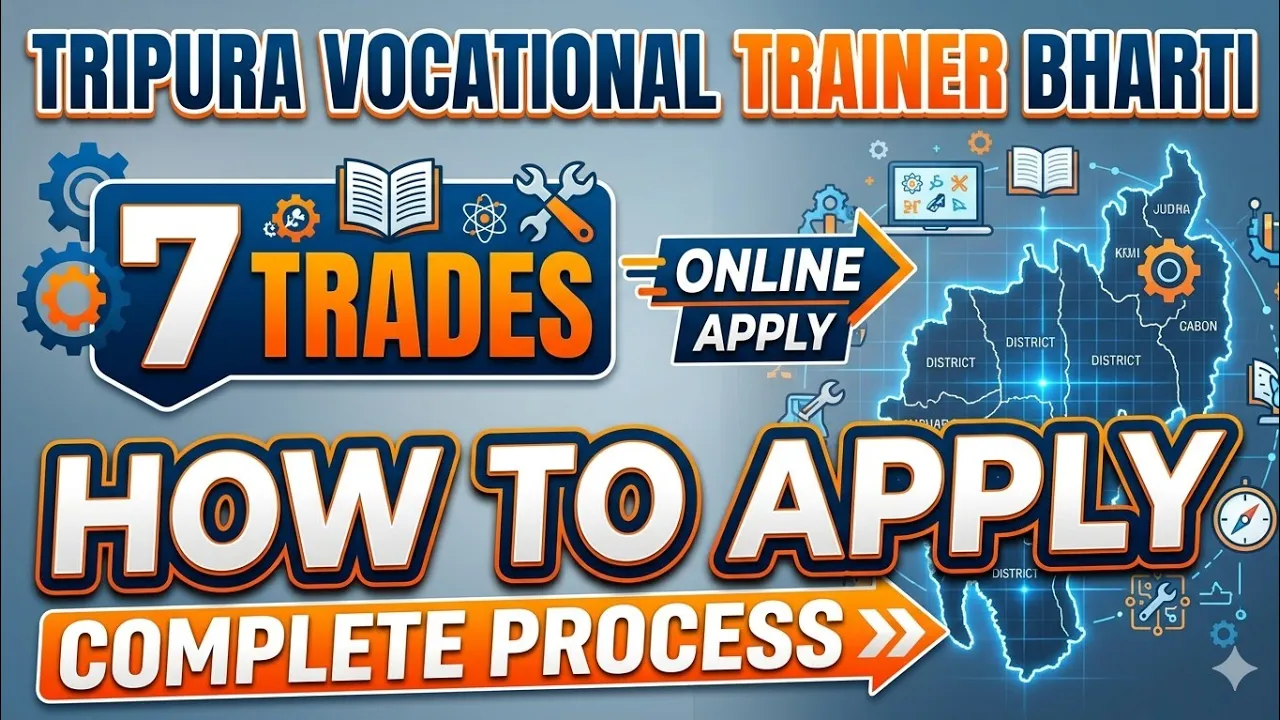 Tripura Vocational Trainner Bharti | How To Apply | Last Date | #vocationaltrainnertripura
