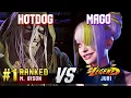 SF6 ▰ HOTDOG (#1 Ranked M.Bison) vs MAGO (Juri) ▰ High Level Gameplay