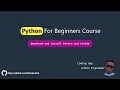 Download and Install Python VsCode 2021 Python For Beginners