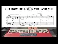 Download Lagu TENDER and PRECIOUS - Oh How He Loves You and Me - piano solo SHEET MUSIC